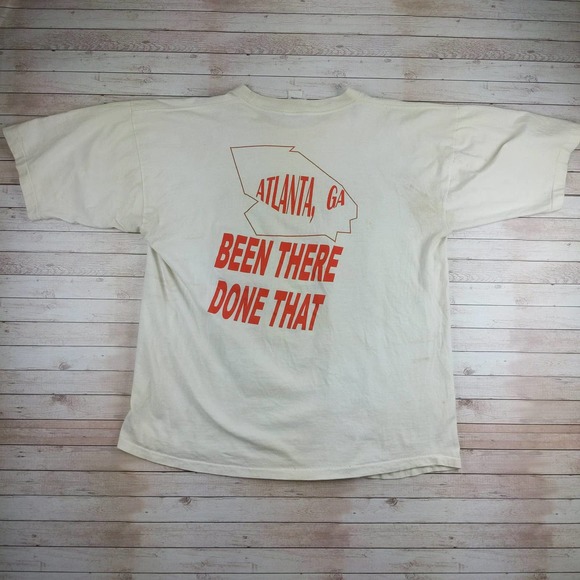 Vintage 1997 Freaknik Atlanta Q-Tees Distressed Single Stitch Tee Shirt XL - Picture 11 of 16